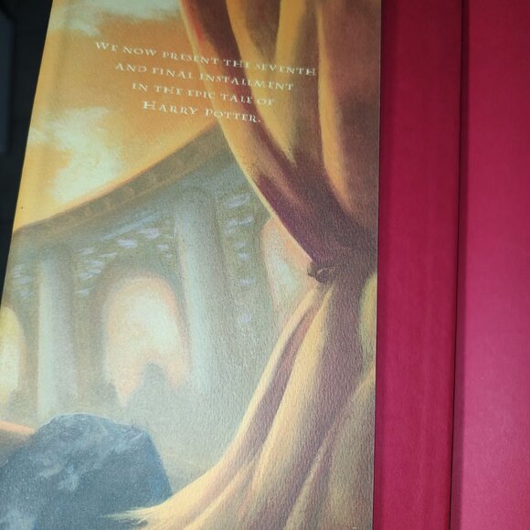 Harry Potter-The Deathly Hallows First Edition 2007 Hardcover by J. K. Rowling - Picture 5 of 11